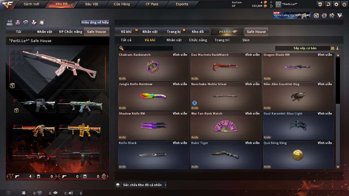 shop acc cf uy tin gia re